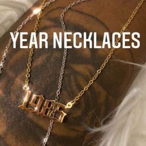 90’s Year Necklaces